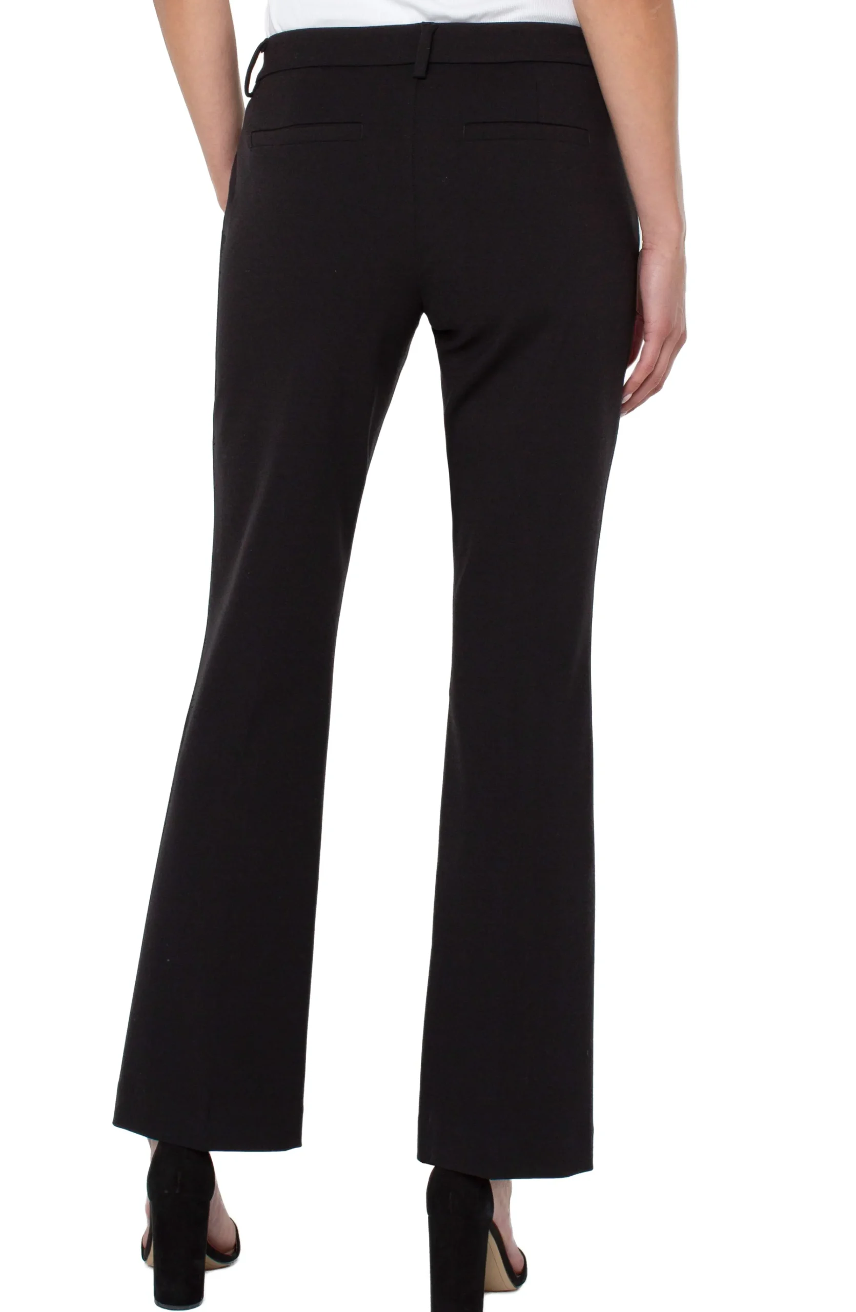 Liverpool Los Angeles Trousers|Pants-KELSEY FLARE TROUSER SUPER STRETCH Black