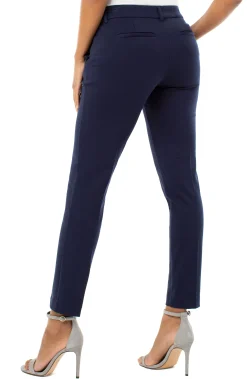 Liverpool Los Angeles Trousers|Pants-KELSEY KNIT TROUSER SUPER STRETCH Cadetblue