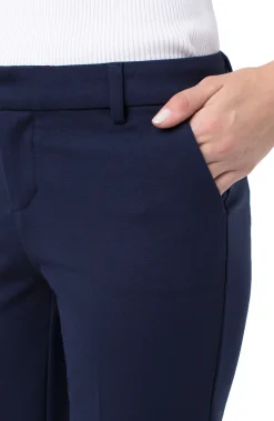 Liverpool Los Angeles Trousers|Pants-KELSEY KNIT TROUSER SUPER STRETCH Cadetblue