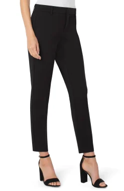 Liverpool Los Angeles Trousers|Pants-KELSEY KNIT TROUSER SUPER STRETCH Black