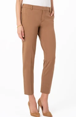 Liverpool Los Angeles Trousers|Pants-KELSEY KNIT TROUSER SUPER STRETCH Maple