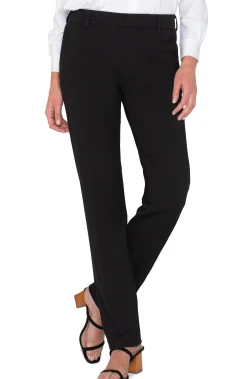 Liverpool Los Angeles Pants|Trousers-KELSEY KNIT TROUSER SUPER STRETCH - TALL Black