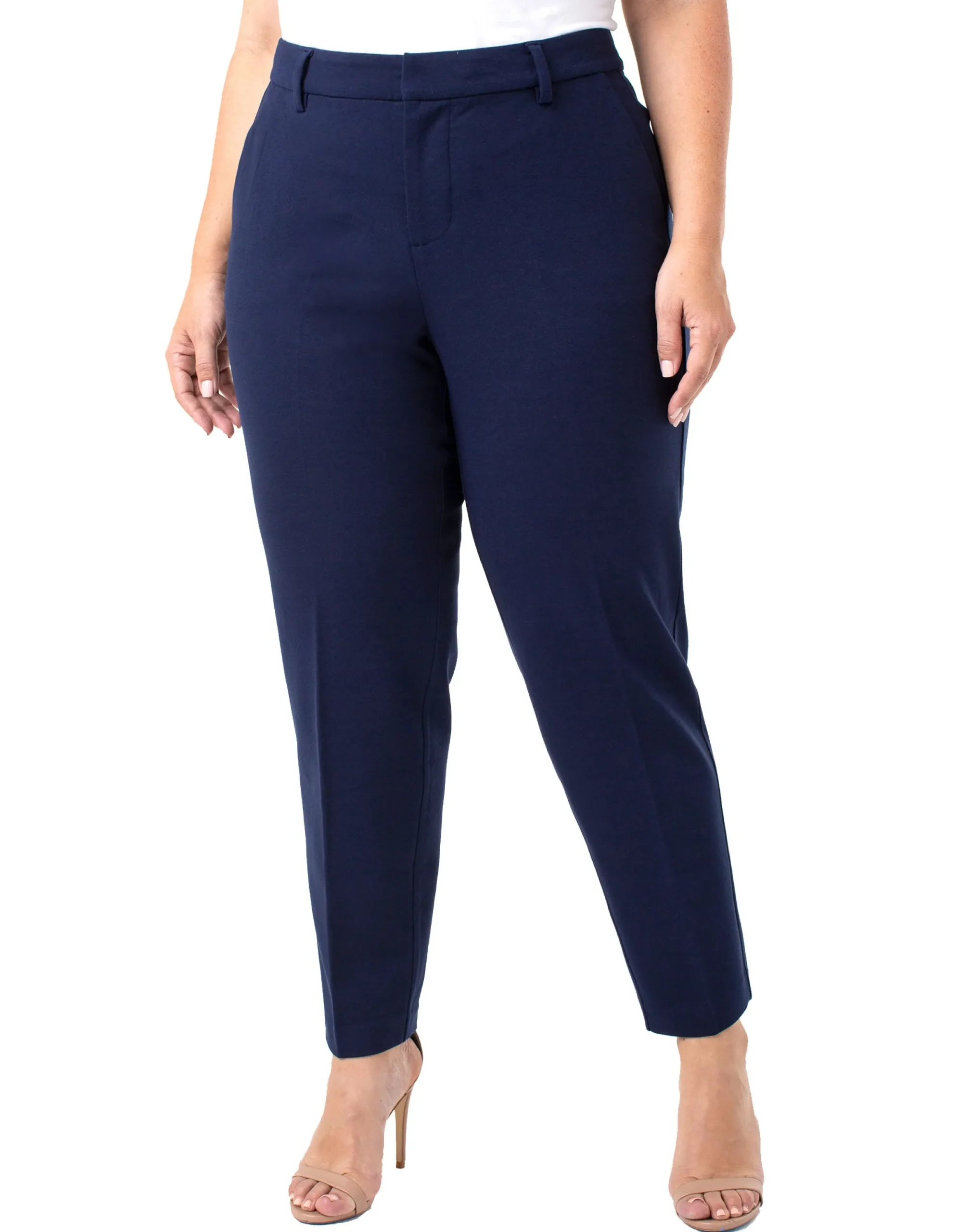 Liverpool Los Angeles Pants-KELSEY TROUSER SUPER STRETCH Cadetblue