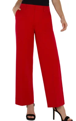 Liverpool Los Angeles Pants|Trousers-KELSEY WIDE LEG TROUSER Tangored