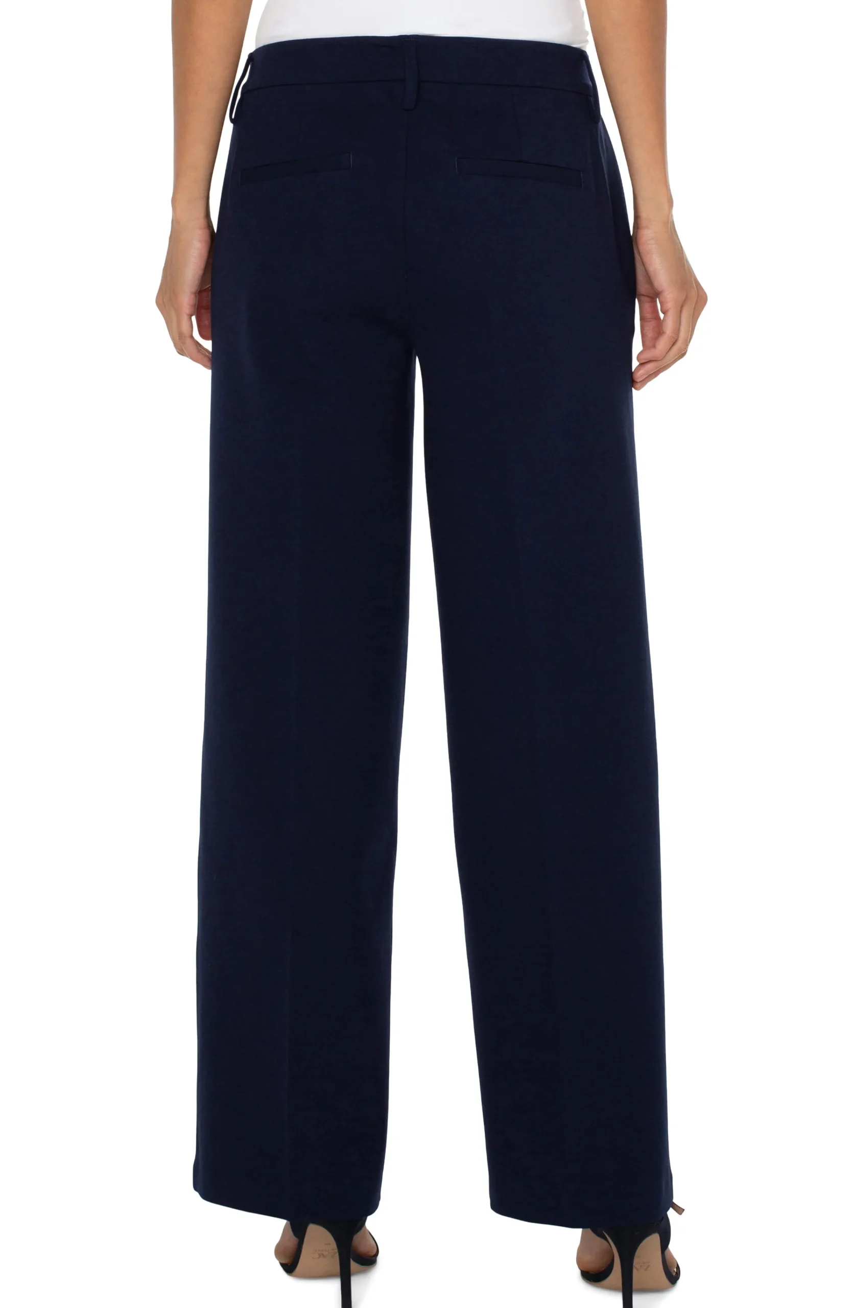 Liverpool Los Angeles Trousers|Wide-Leg-KELSEY WIDE LEG TROUSER Cadetblue