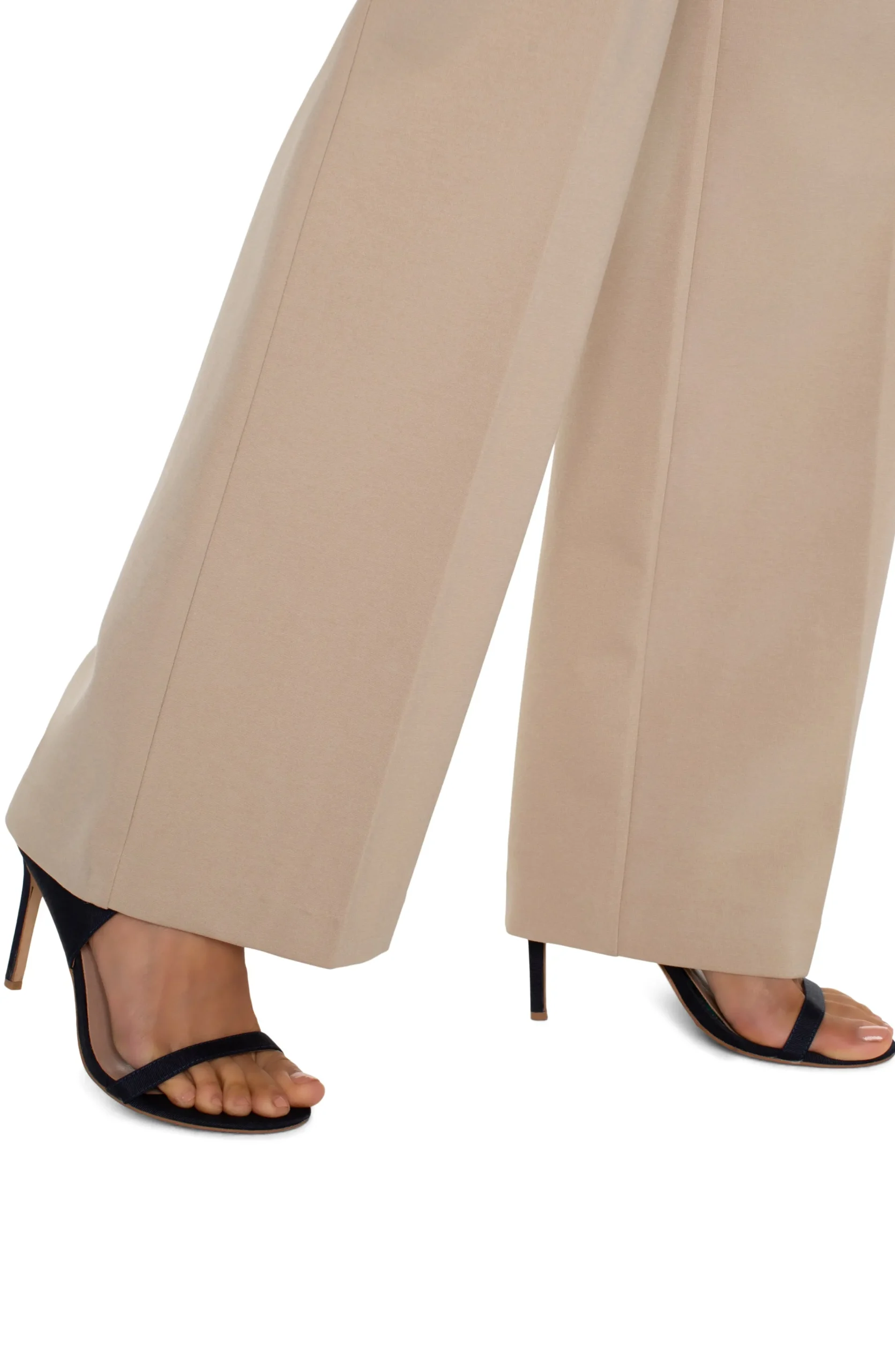Liverpool Los Angeles Trousers|Wide-Leg-KELSEY WIDE LEG TROUSER Biscuittan