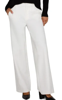 Liverpool Los Angeles Trousers-KELSEY WIDE LEG TROUSER Vintagewhite