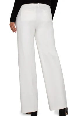Liverpool Los Angeles Trousers-KELSEY WIDE LEG TROUSER Vintagewhite