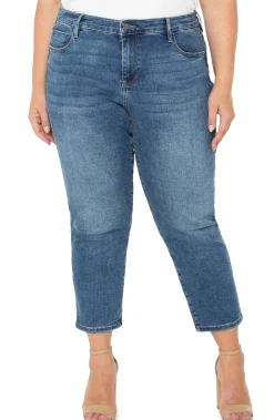 Liverpool Los Angeles Jeans-KENNEDY CROP STRAIGHT Mcallaster