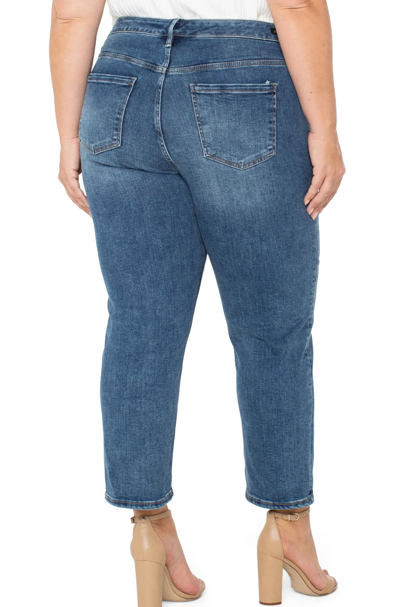 Liverpool Los Angeles Jeans-KENNEDY CROP STRAIGHT Mcallaster