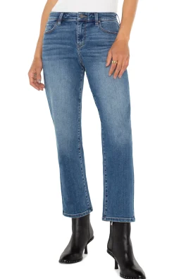 Liverpool Los Angeles Jeans|Straight-KENNEDY CROP STRAIGHT - ECO Mcallaster