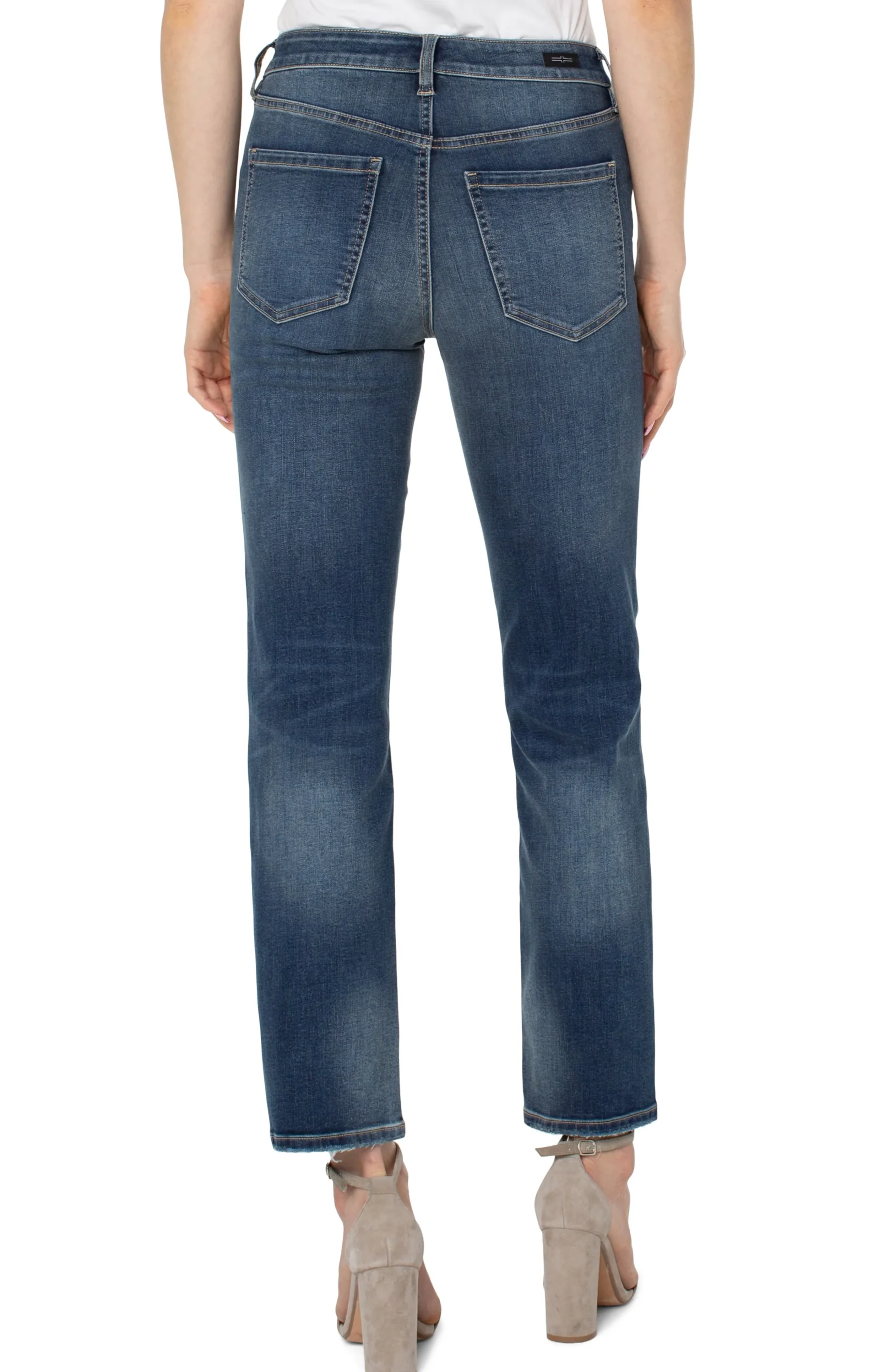 Liverpool Los Angeles Jeans|Straight-KENNEDY STRAIGHT Oasis