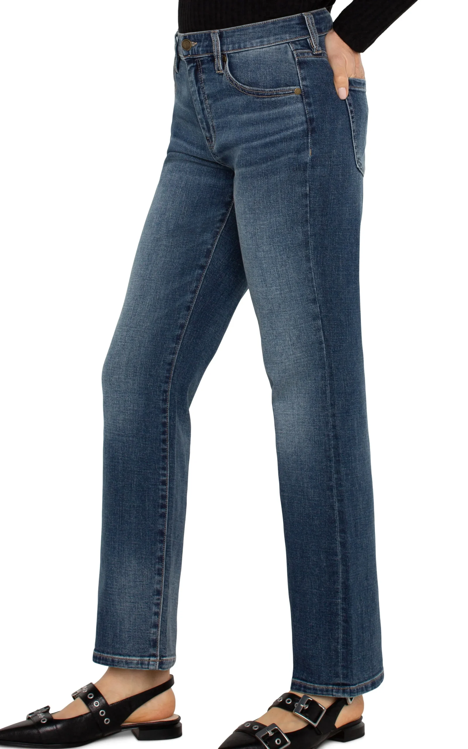 Liverpool Los Angeles Jeans|Straight-KENNEDY STRAIGHT Morgancity