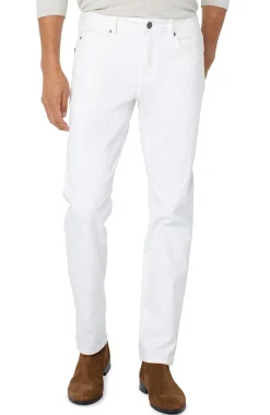 Liverpool Los Angeles Color Denim|Modern Straight-KINGSTON MODERN STRAIGHT COLORED DENIM Porcelain