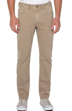 Liverpool Los Angeles Color Denim|Modern Straight-KINGSTON MODERN STRAIGHT COLORED DENIM Wheat