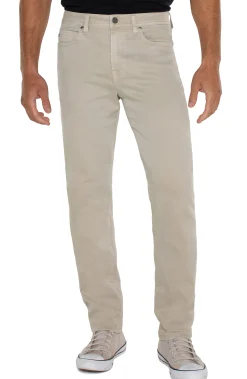 Liverpool Los Angeles Color Denim|Modern Straight-KINGSTON MODERN STRAIGHT COLORED DENIM Dove