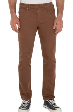 Liverpool Los Angeles Color Denim|Modern Straight-KINGSTON MODERN STRAIGHT COLORED DENIM Nutmeg