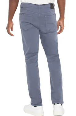 Liverpool Los Angeles Color Denim|Modern Straight-KINGSTON MODERN STRAIGHT COLORED DENIM Slateblue