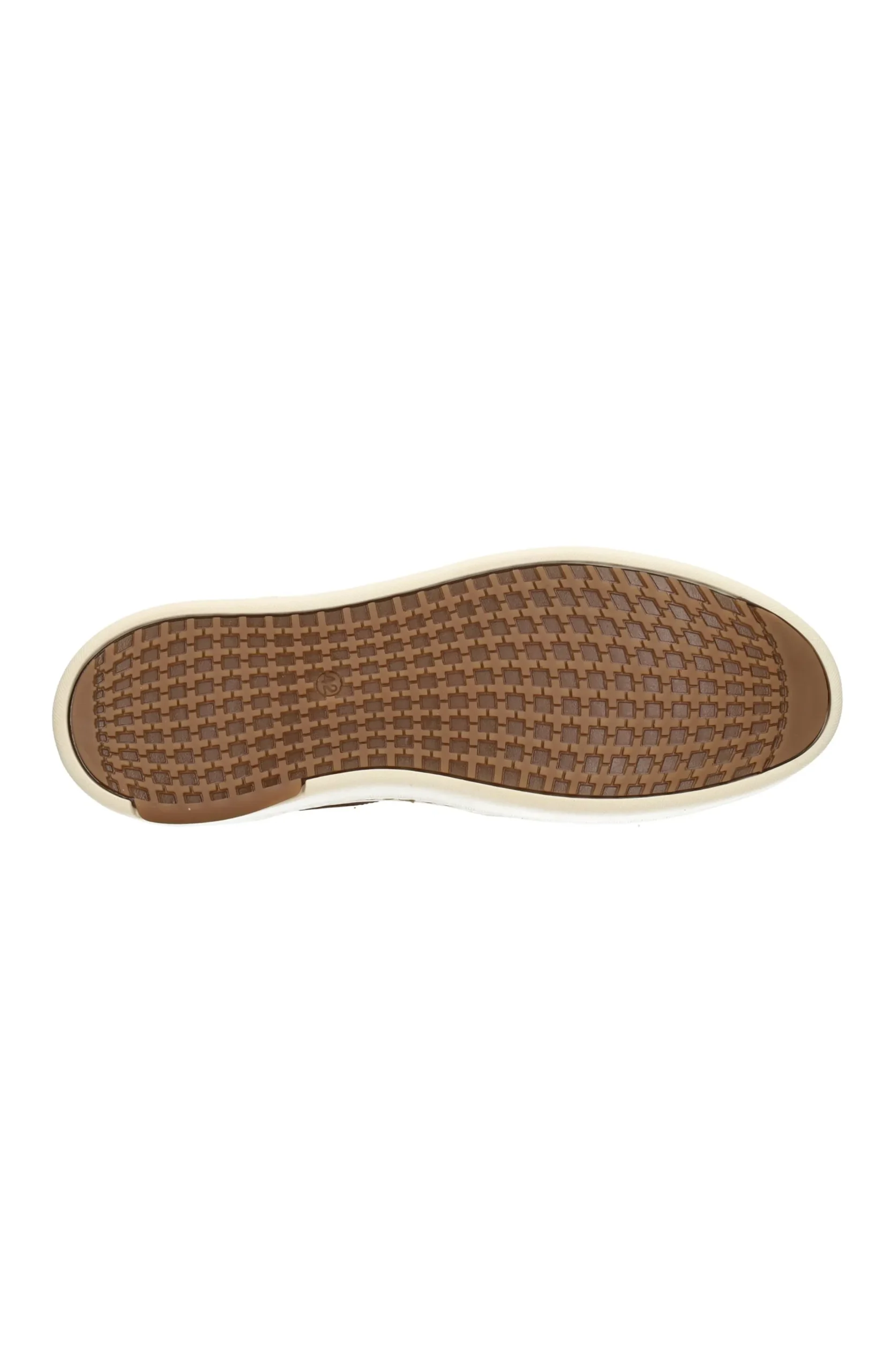 Liverpool Los Angeles Sneakers-LAUNCH TEXTURED LEATHER SNEAKER Cognac