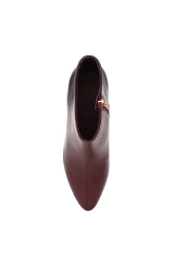 Liverpool Los Angeles Boots|Wedges & Espadrilles-LAX BOOTIE WITH CHOP OUT WEDGE Bordeaux