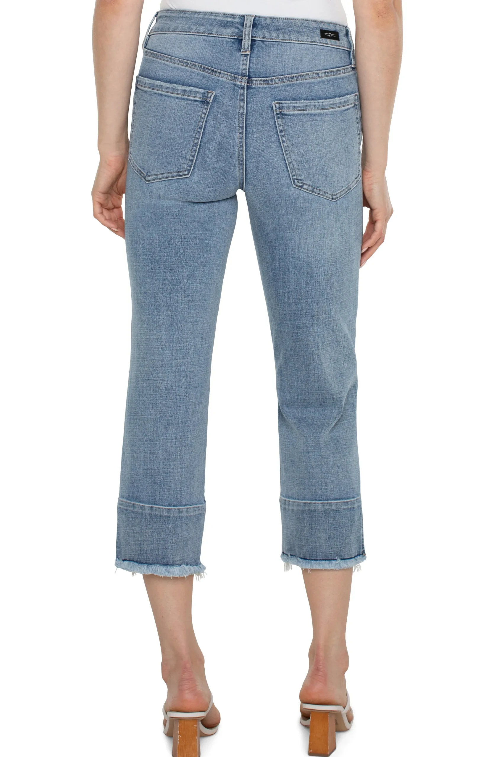 Liverpool Los Angeles Jeans|Slim-LIV NON-SKINNY SKINNY WITH DOUBLE FRAY HEM - ECO Wolfbrook