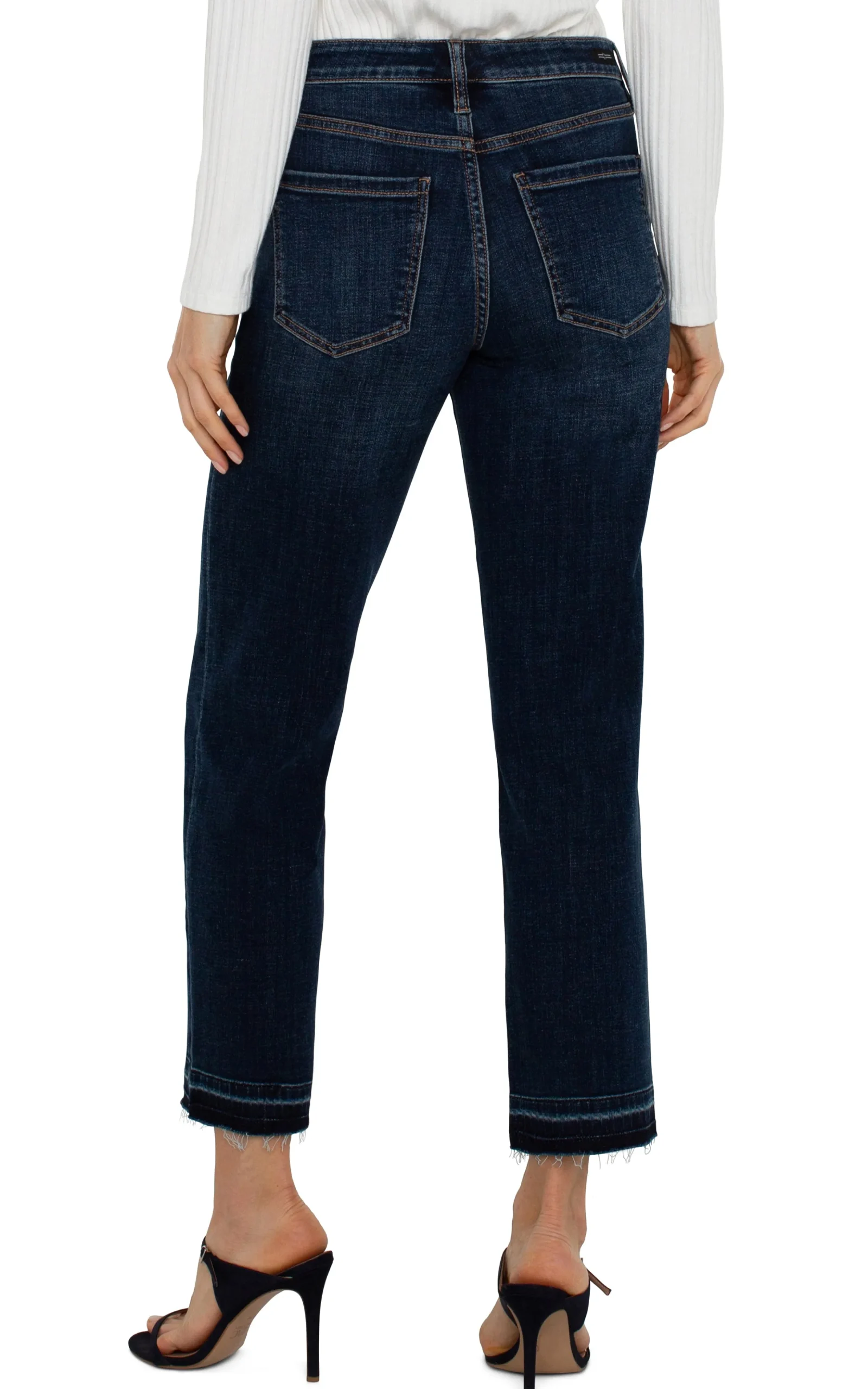 Liverpool Los Angeles Jeans|Slim-LIV NON-SKINNY SKINNY WITH LET DOWN HEM - ECO Albany