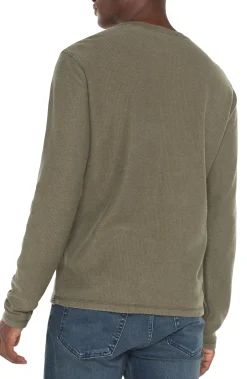 Liverpool Los Angeles Shirts-LONG SLEEVE HENLEY Seaturtle