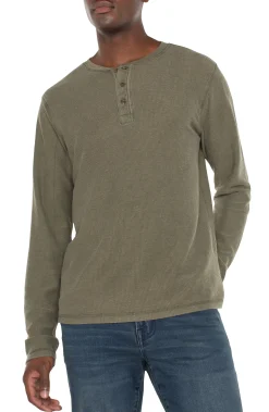 Liverpool Los Angeles Shirts-LONG SLEEVE HENLEY Seaturtle