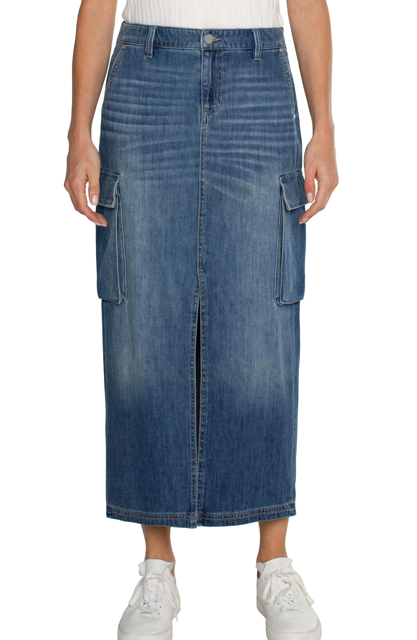 Liverpool Los Angeles Skirts|Skirts-MAXI ECO CARGO SKIRT Willowglen