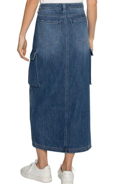 Liverpool Los Angeles Skirts|Skirts-MAXI ECO CARGO SKIRT Willowglen