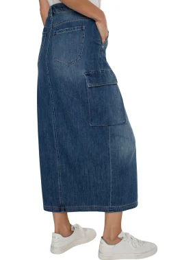 Liverpool Los Angeles Skirts|Skirts-MAXI ECO CARGO SKIRT Willowglen