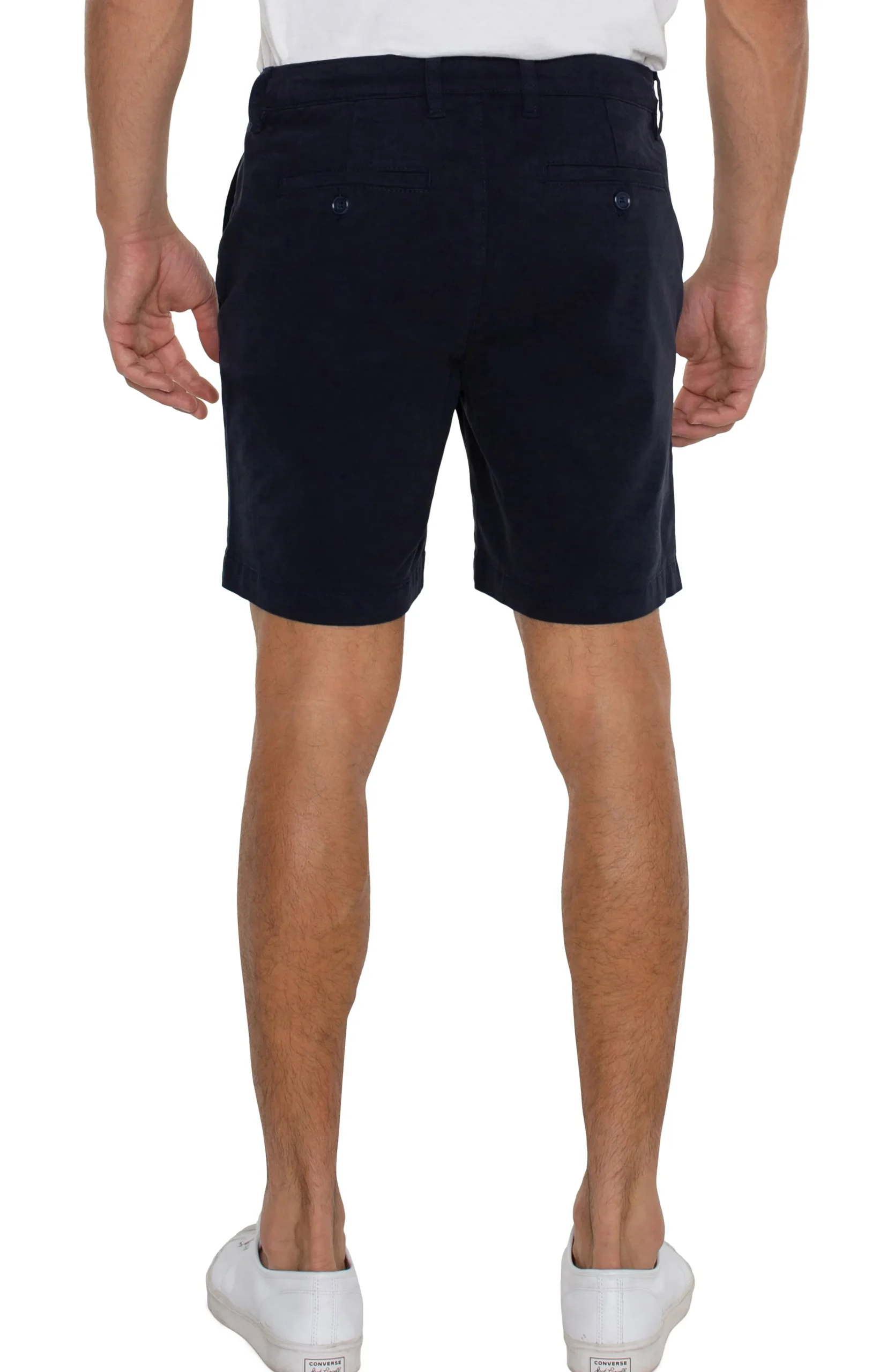 Liverpool Los Angeles Shorts-MODERN FIT TWILL SHORT Ink
