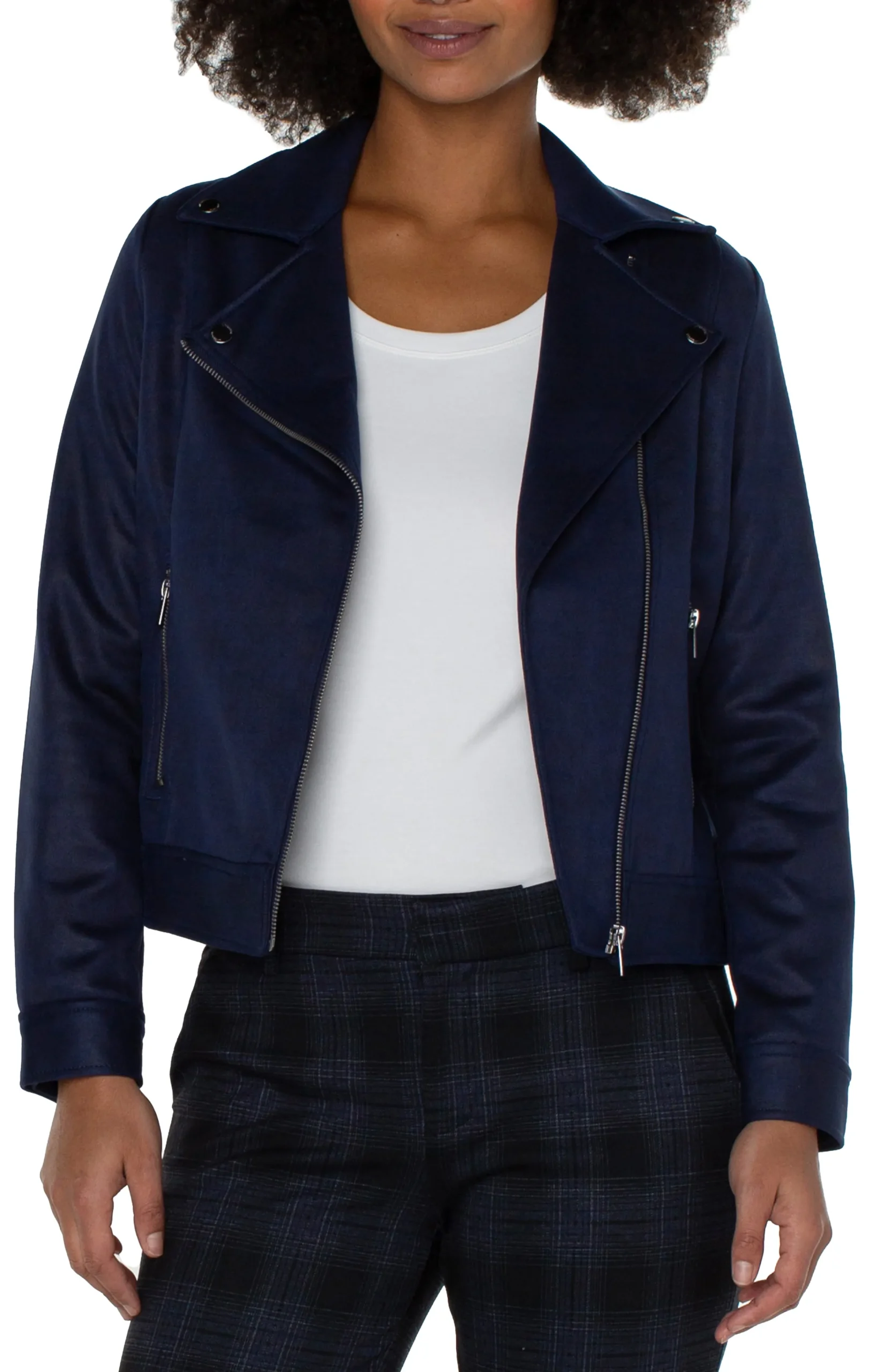 Liverpool Los Angeles Jackets-MOTO JACKET Mysticnavy
