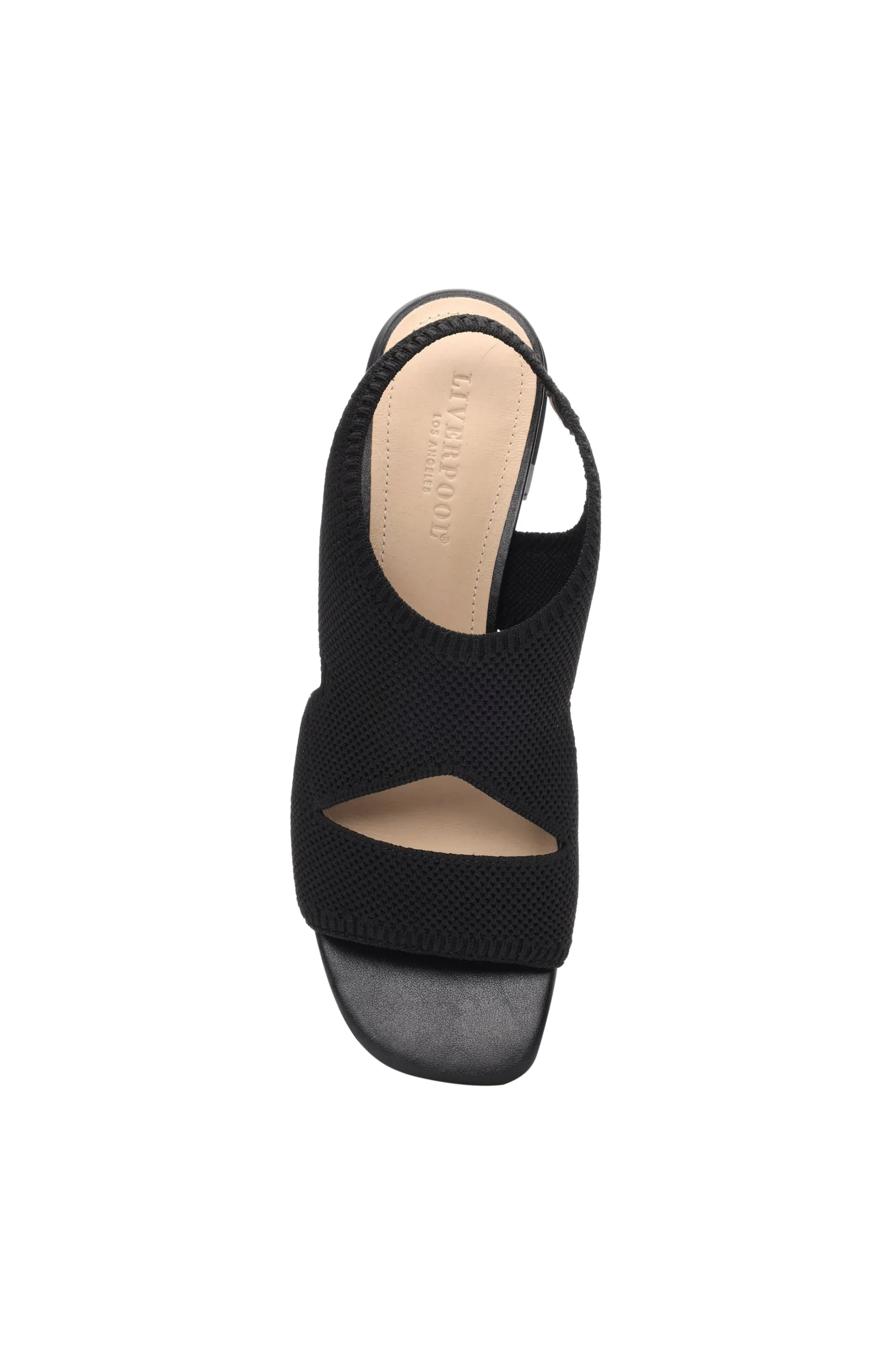 Liverpool Los Angeles Sandals-PACIFIC SLIP ON SANDAL WITH MINI BLOCK HEEL Black