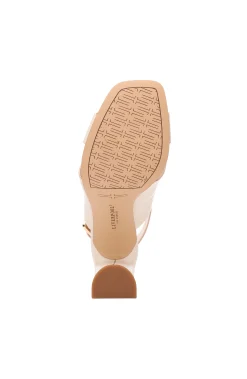 Liverpool Los Angeles Heels-PARAMOUNT CROSS STRAP HEEL Ecru