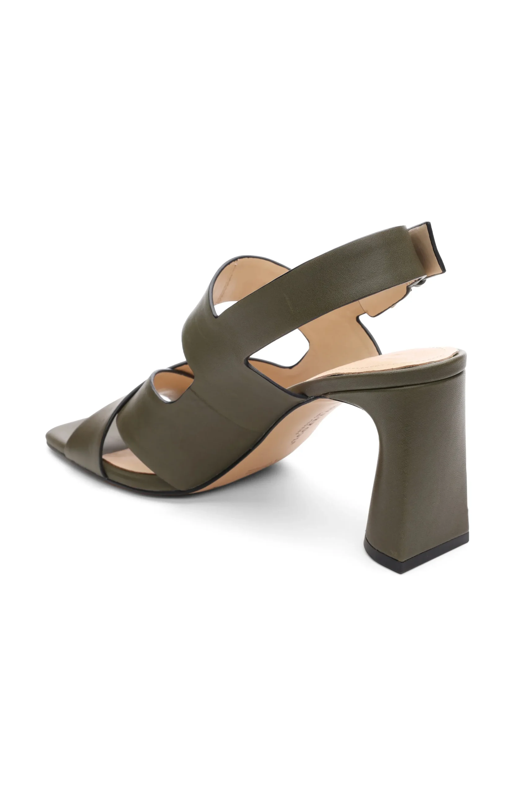 Liverpool Los Angeles Heels-PARAMOUNT CROSS STRAP HEEL Olive