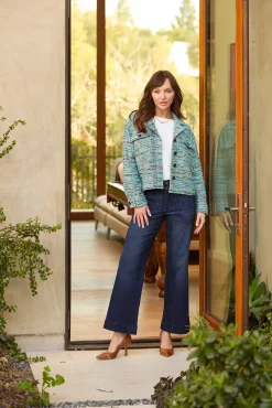 Liverpool Los Angeles Jeans-PATCH POCKET WIDE LEG TROUSER Summitlake