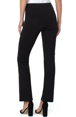 Liverpool Los Angeles Knit Pull-On|Pants-PEARL FULL LENGTH FLARE Black