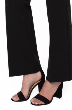 Liverpool Los Angeles Pants-PETITE KELSEY FLARE TROUSER SUPER STRETCH Black