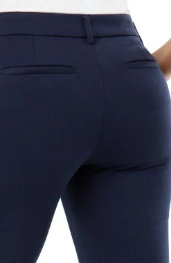 Liverpool Los Angeles Pants-PETITE KELSEY KNIT TROUSER SUPER STRETCH Cadetblue