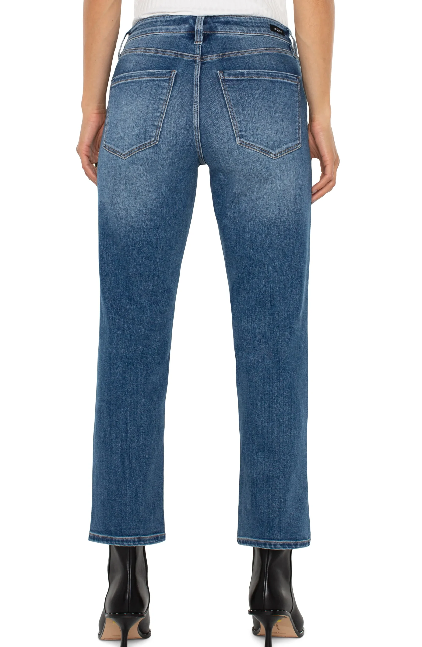 Liverpool Los Angeles Jeans-PETITE KENNEDY CROP STRAIGHT - ECO Mcallaster