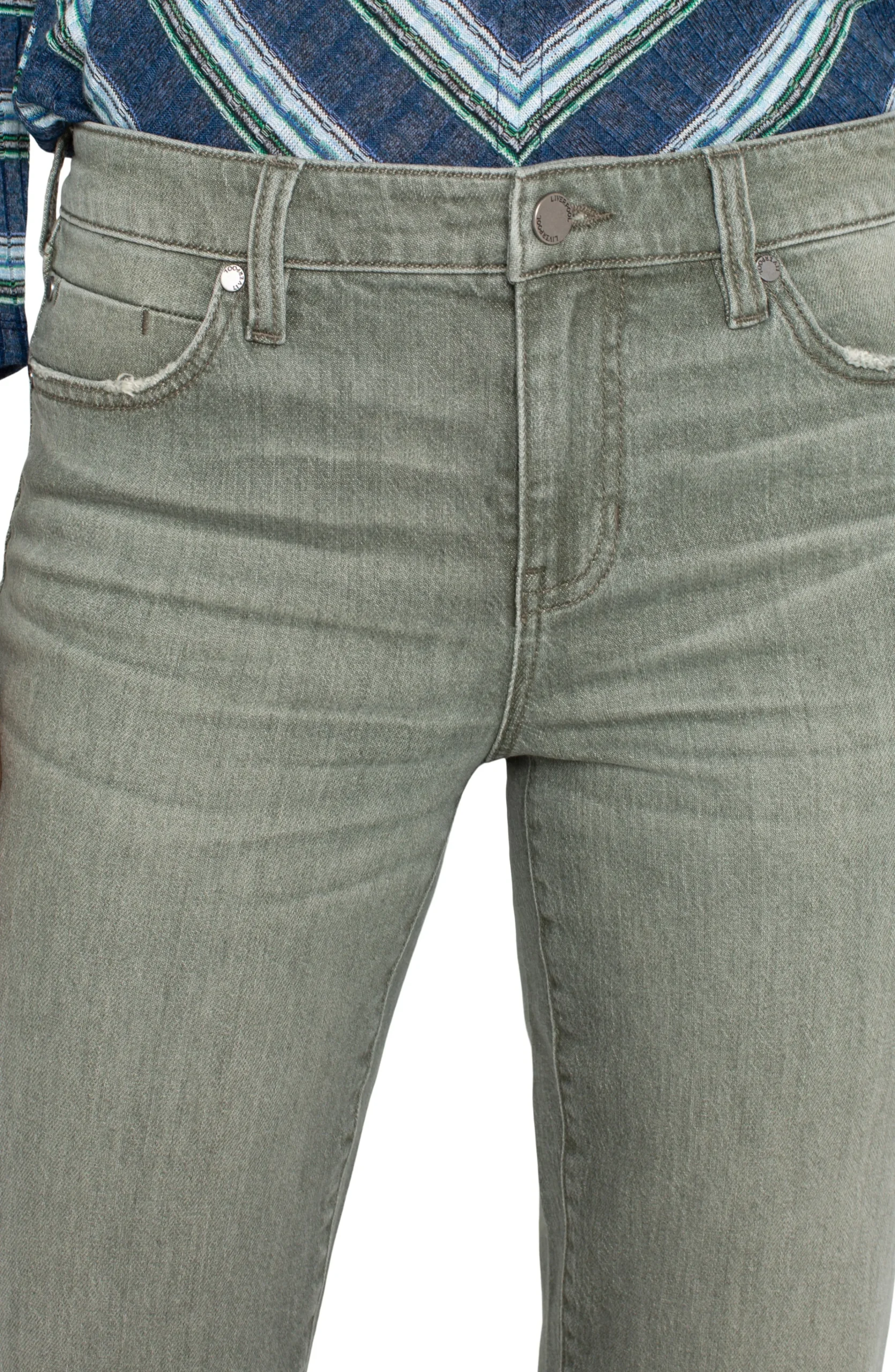 Liverpool Los Angeles Jeans-PETITE LIV NON-SKINNY SKINNY Vintagegreen