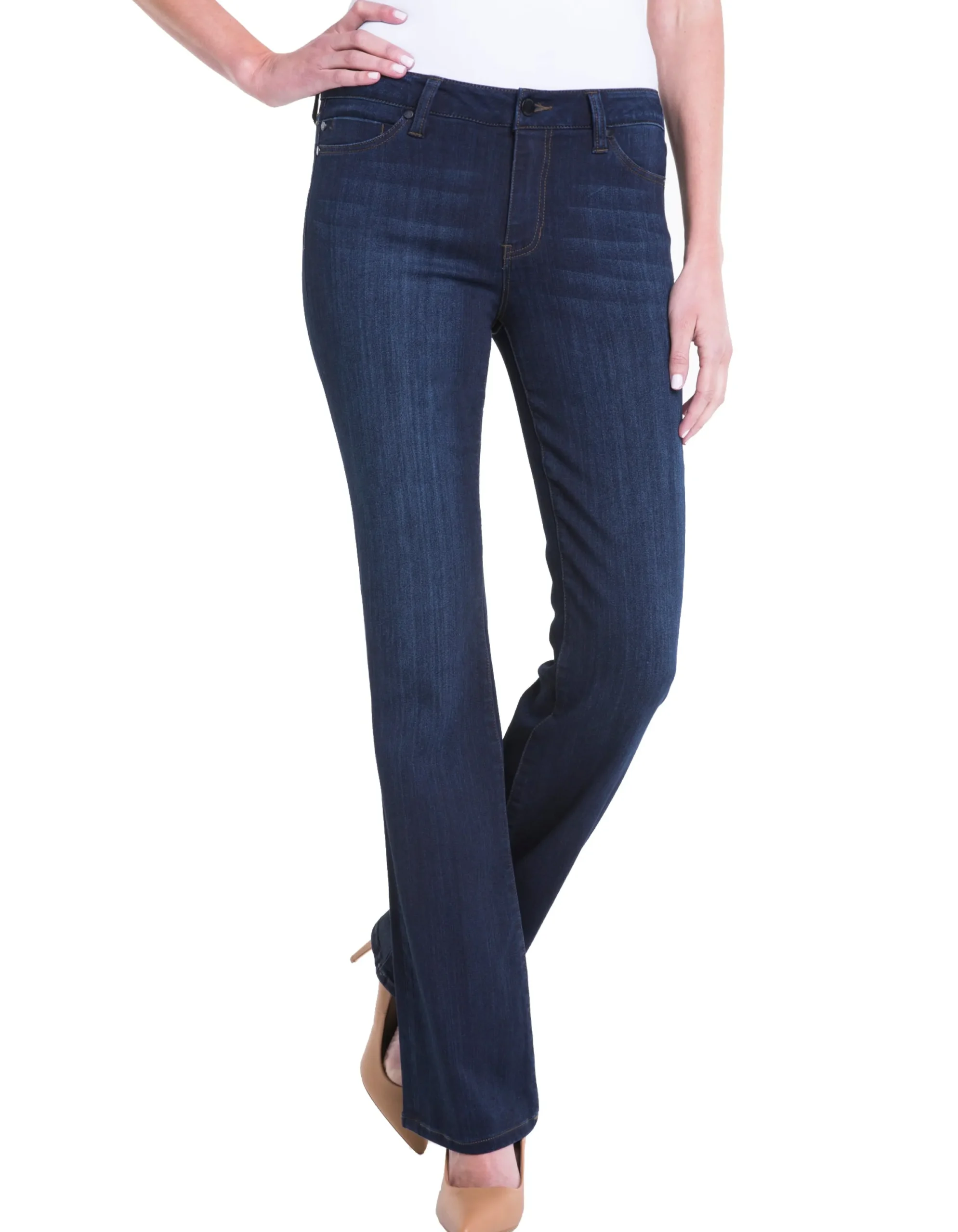 Liverpool Los Angeles Jeans-PETITE LUCY BOOTCUT SILKY SOFT Dunmoredark