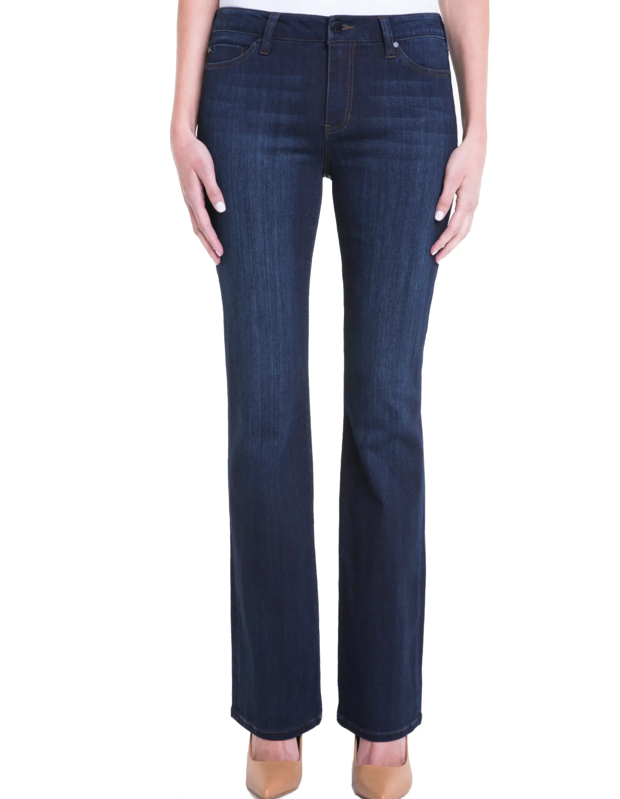 Liverpool Los Angeles Jeans-PETITE LUCY BOOTCUT SILKY SOFT Dunmoredark
