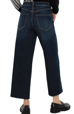 Liverpool Los Angeles Jeans-PETITE STRIDE HI-RISE WITH CUT HEM Eastmoor