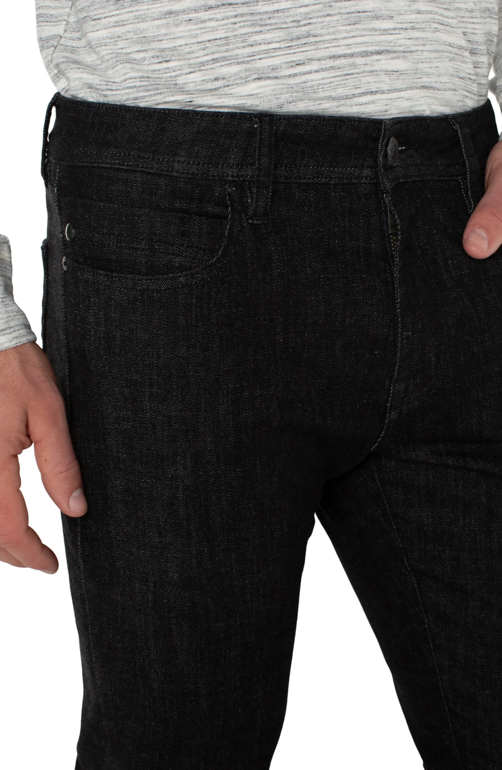 Liverpool Los Angeles Jeans|Relaxed Straight-REGENT RELAXED STRAIGHT ECO Blackrinse