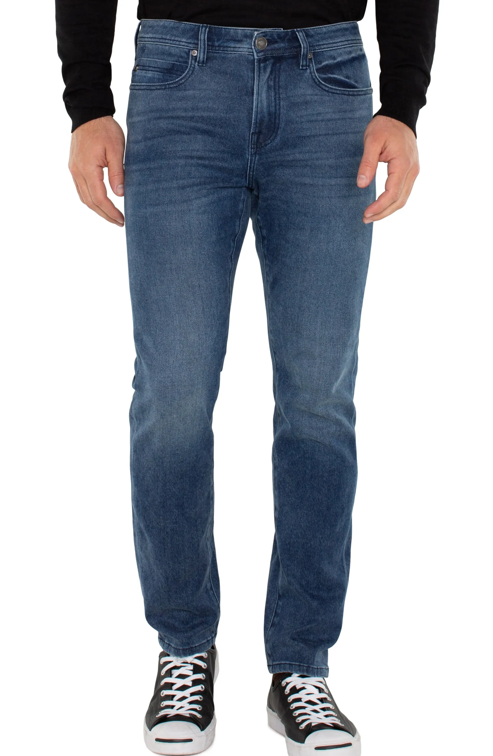 Liverpool Los Angeles Jeans|Relaxed Straight-REGENT RELAXED STRAIGHT STRETCH DENIM Montenido