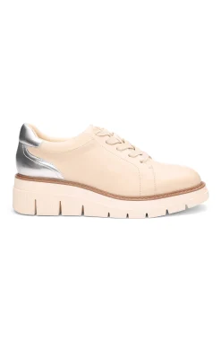 Liverpool Los Angeles Sneakers-RIVERSIDE LACE UP PLATFORM WITH RIDGE SOLE Ecrusilver