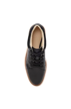 Liverpool Los Angeles Sneakers-RIVERSIDE LACE UP PLATFORM WITH RIDGE SOLE Black