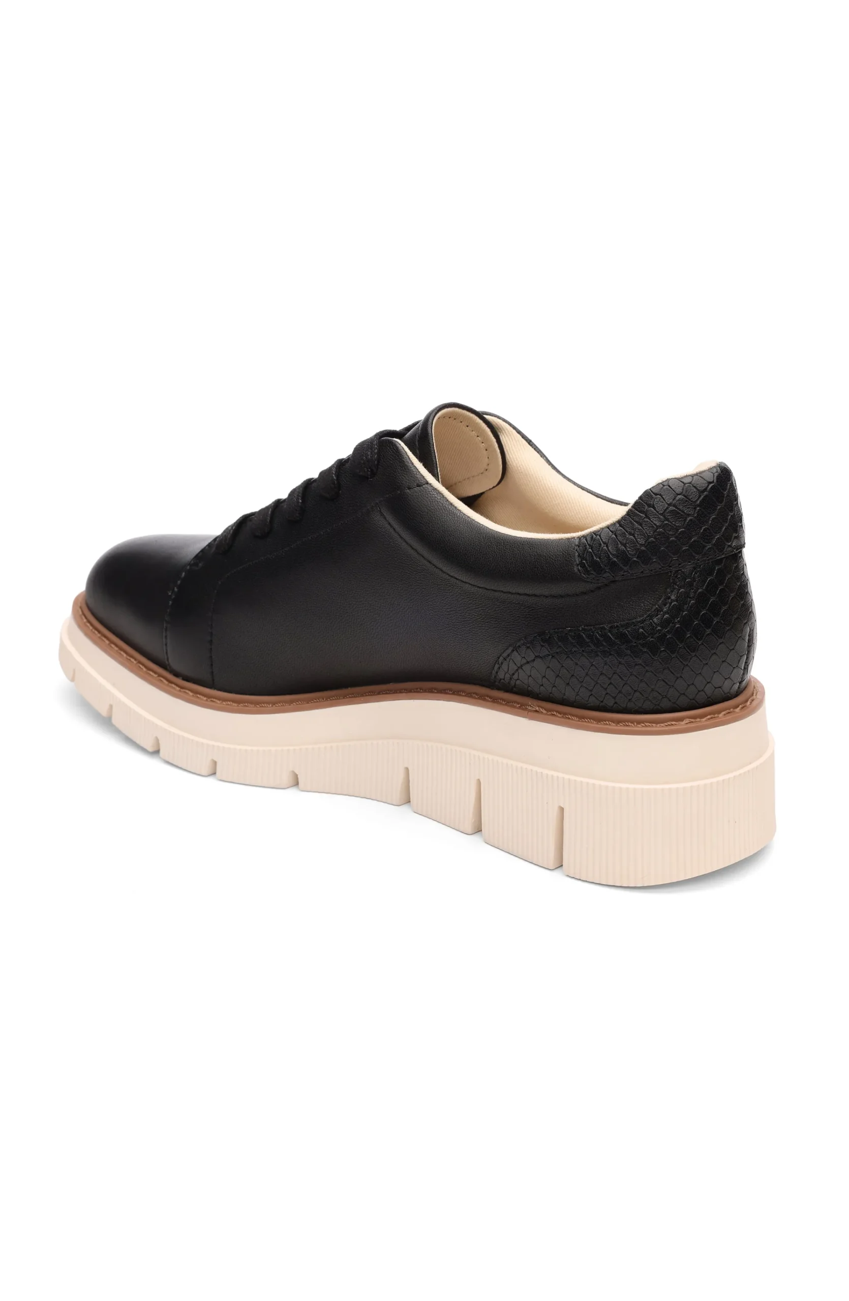 Liverpool Los Angeles Sneakers-RIVERSIDE LACE UP PLATFORM WITH RIDGE SOLE Black
